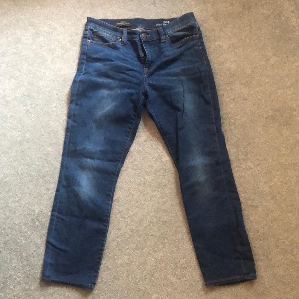 J crew cropped Reid Jean